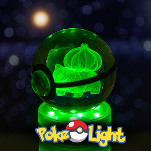 PokéLight™ - Kristallen pokéball met LED licht houder