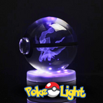 PokéLight™ - Kristallen pokéball met LED licht houder