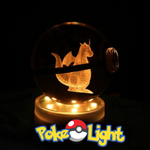 PokéLight™ - Kristallen pokéball met LED licht houder