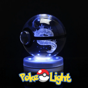 PokéLight™ - Kristallen pokéball met LED licht houder