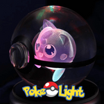 PokéLight™ - Kristallen pokéball met LED licht houder