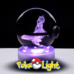 PokéLight™ - Kristallen pokéball met LED licht houder